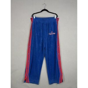 Vintage Baltimore Bullets Pants Mens XL NBA Basketball Tearaway Velour Hardwood